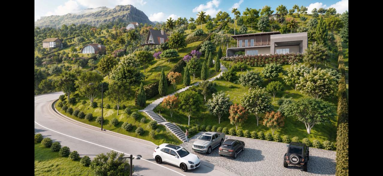 Bungalows perspective view