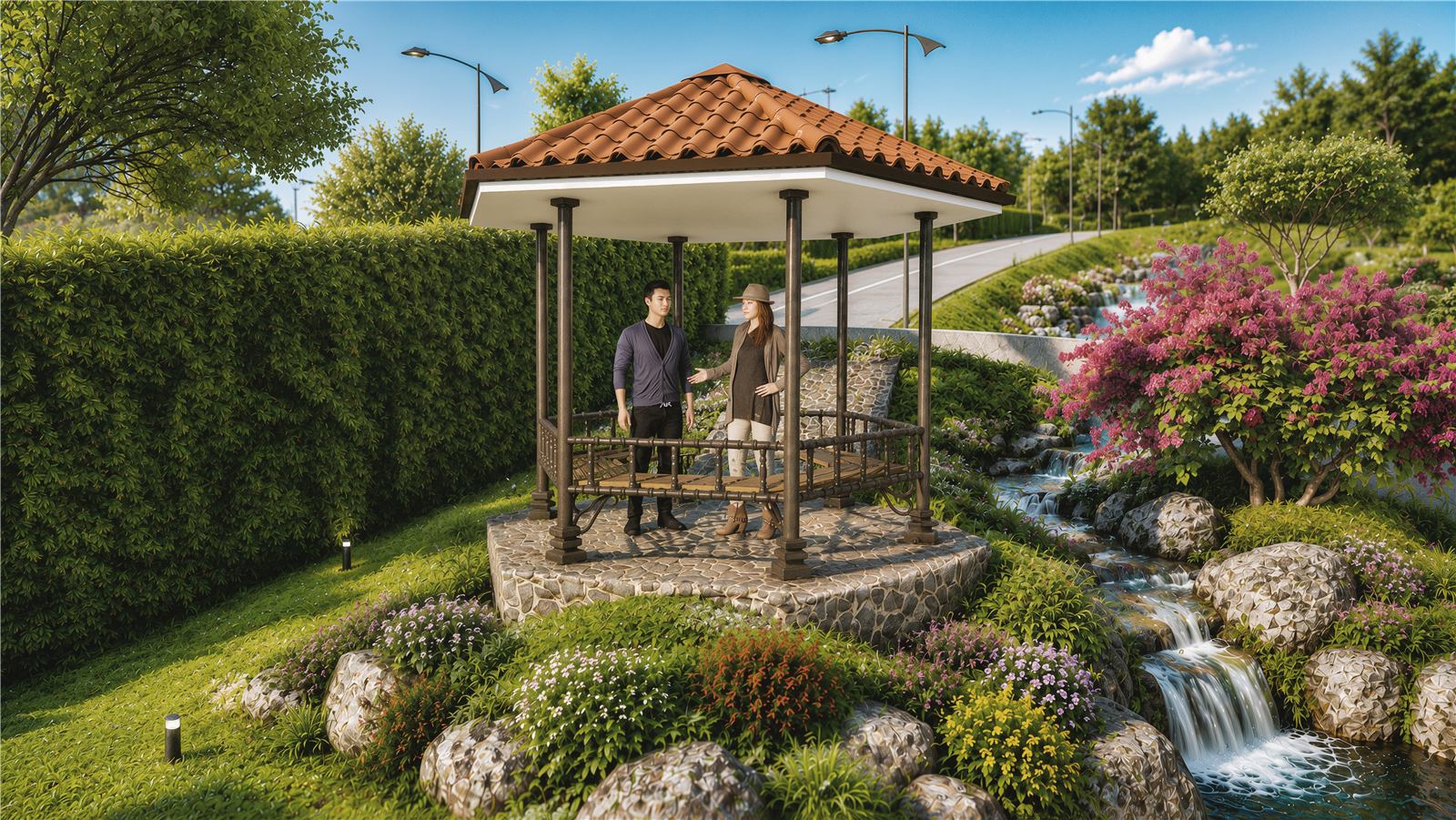 Gazebo at Aravali Greens